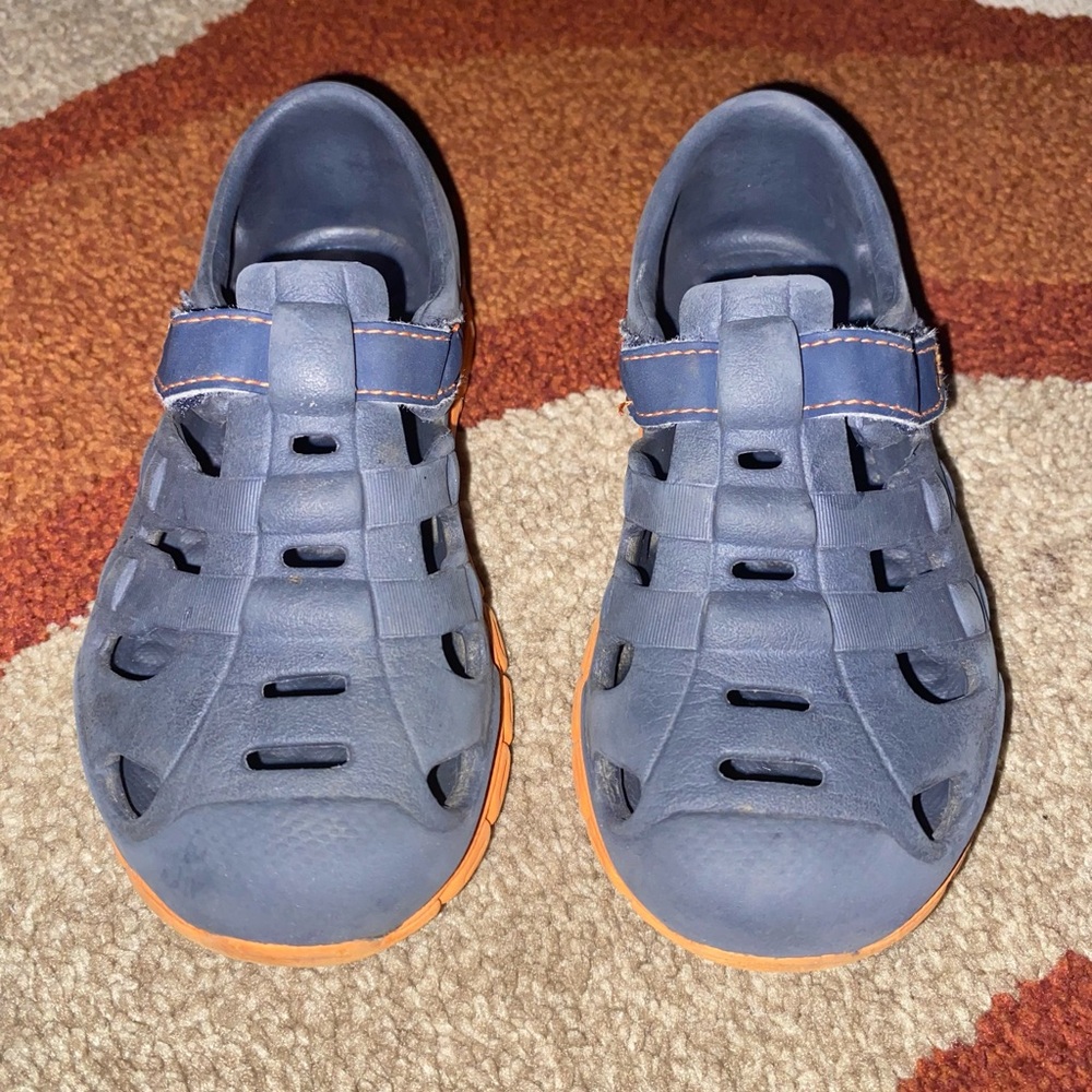 Stride Rite Blue and Orange Kids Sandals